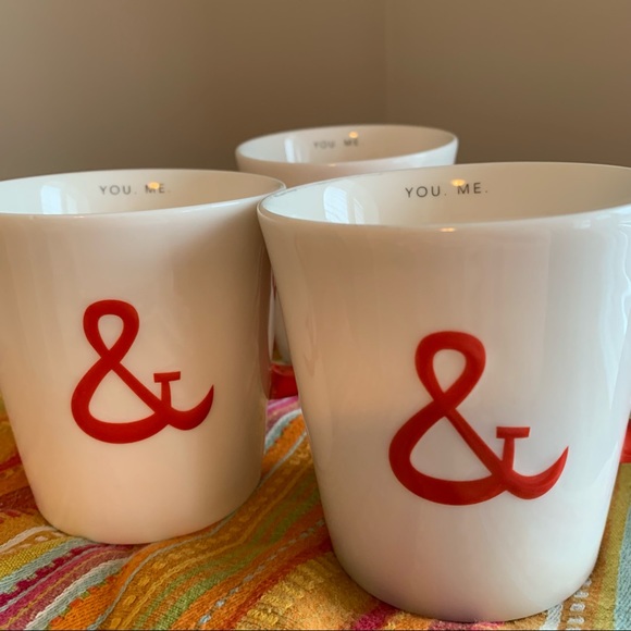 Starbucks ampersand You & Me mugs set of three - Picture 2 of 9